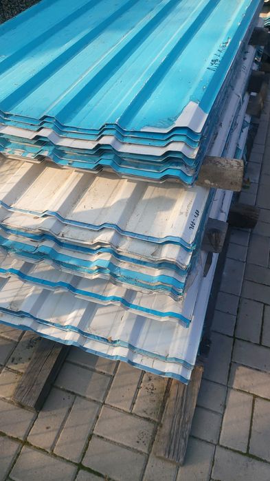 Blacha trapezowa t-18 biala 9010.