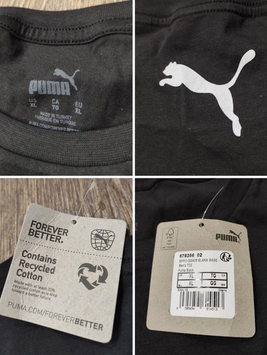 100% cotton Puma оригінальна чоловіча футболка