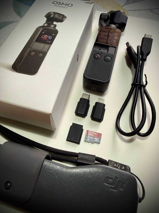 DJI Osmo Pocket 4K/60fps (Câmara com Gimbal)