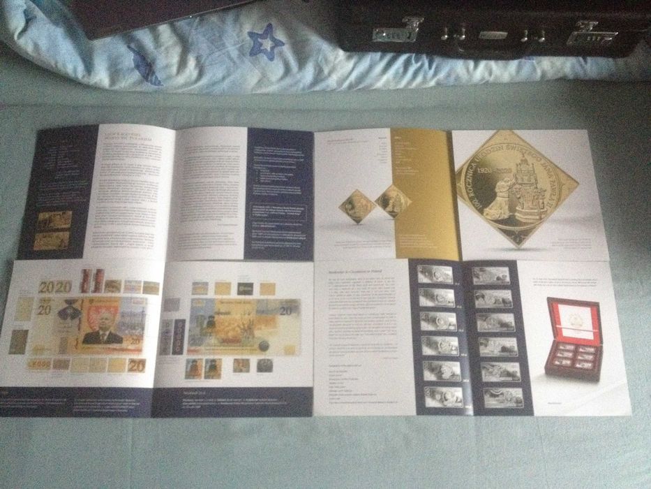 Folder 500 zł Lech Kaczyński 2020 r. J.Polski + 3 foldery gratis