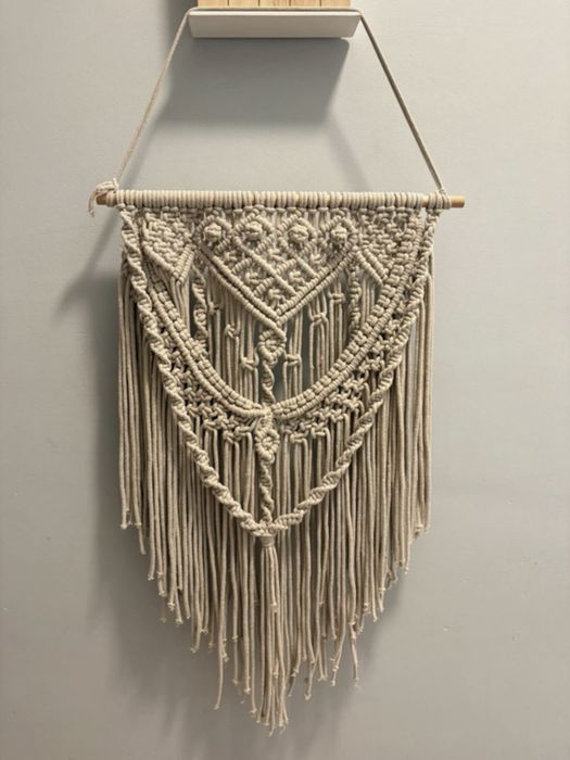 Makrama dekoracja na ścianę boho handmade