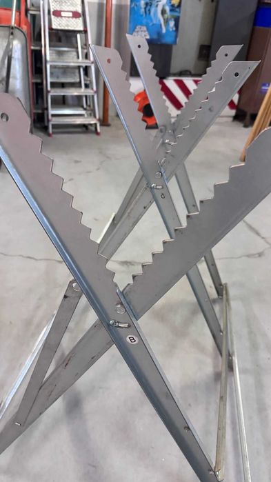 Cavalete para corte de madeira