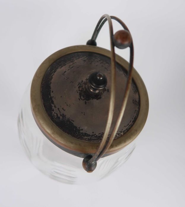 Boleira antiga Art Deco Vidro Lapidado (Ref. 6)