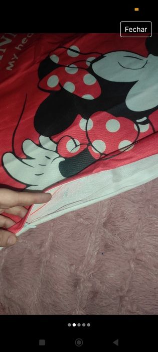 Forra fronha almofada NOVA disney minnie