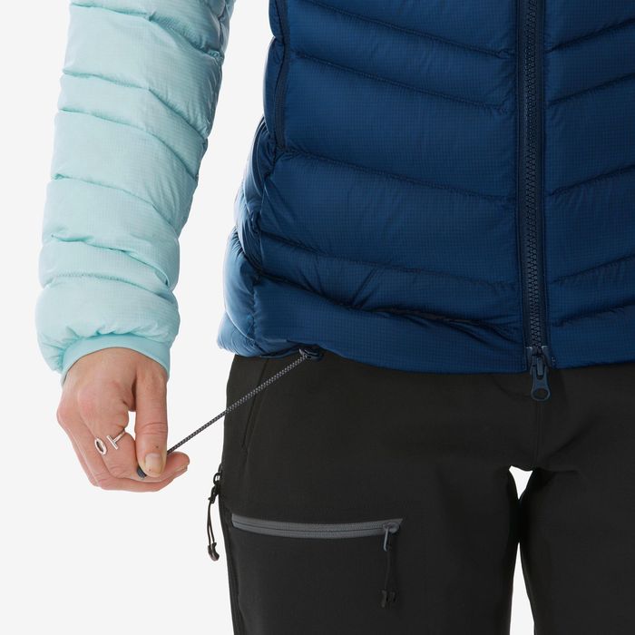 Casaco de Penas Alpinismo Mulher Azul Marinho - AZUL gelo