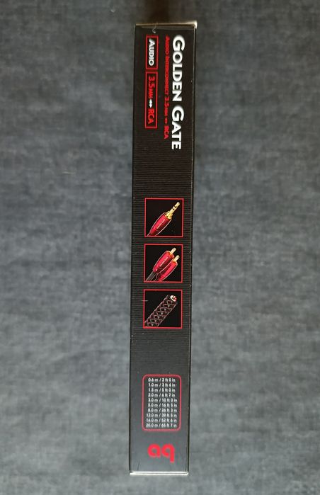 Przewód Audioquest GOLDEN GATE 2 m Jack / RCA