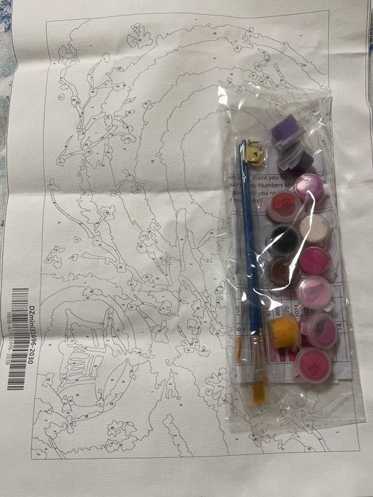 Картина по номерам маленькі 5+1