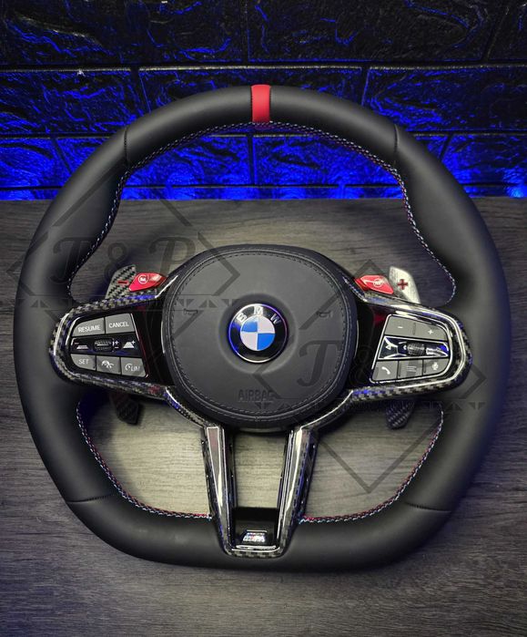 Volante M Perfomance Carbono Real BMW - Com Airbag