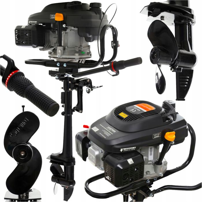 Silnik spalinowy zaburtowy 4-suwowy 4,9kw do łódki pontonu KD178