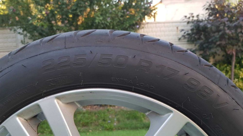 koła od Audi A6, 225/50/17 felgi z oponami
