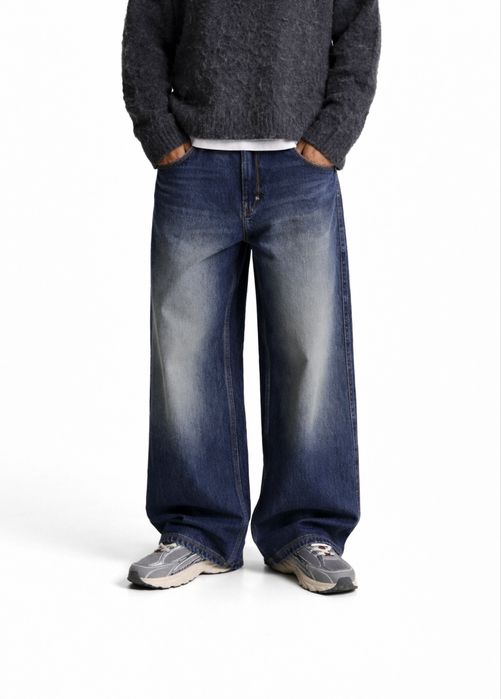 Широкі Джинси BERSHKA Skater Fit Оригінал Нові Широкие Мужские Джинсы