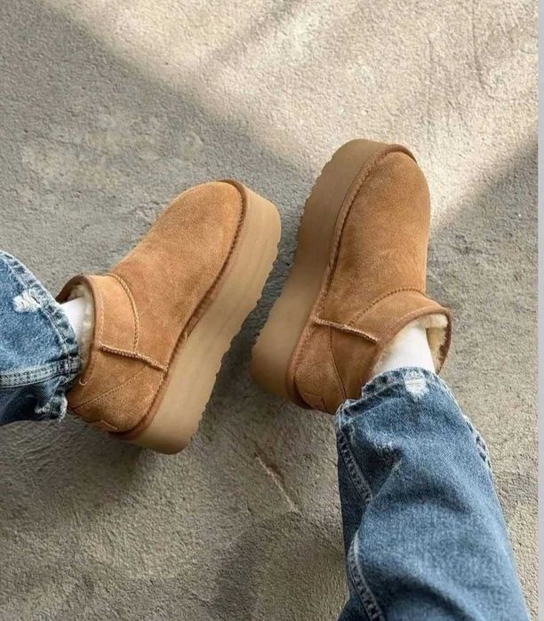 Угги/Угг/Уггі/Уги/Угі/UGG Women's Classic Ultra Mini Platform 5 см Boot Chestnut
