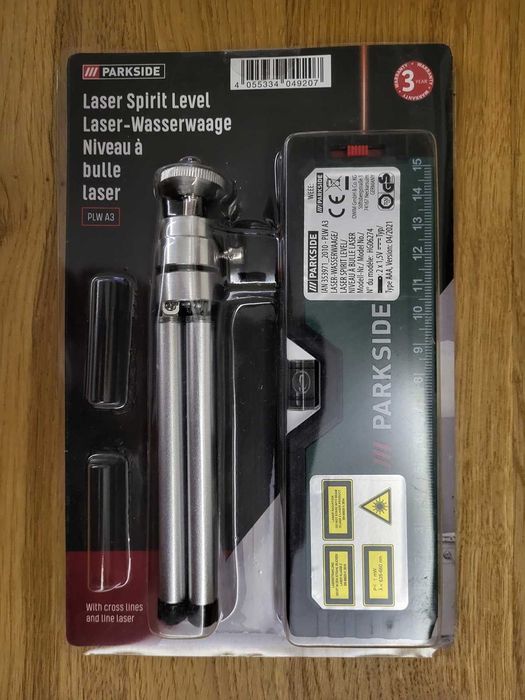Poziomica laserowa - PLW A3 - Parkside