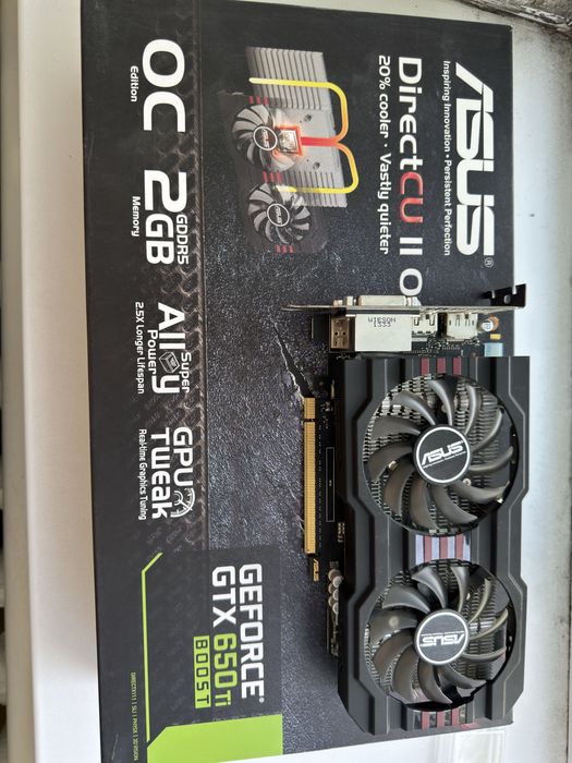 Видеокарта Asus geforce 2gb 650 ti boot