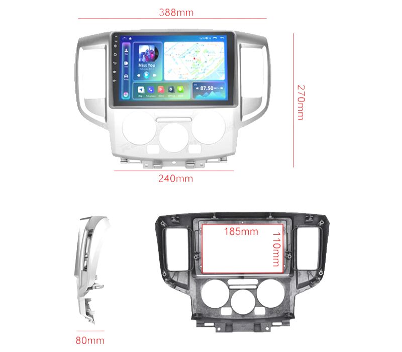RÁDIO GPS ANDROID 13 NISSAN NV200 14-