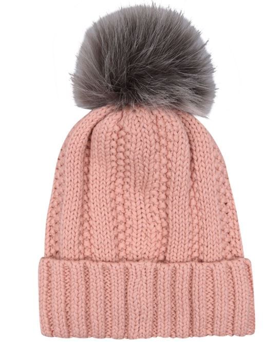 gorro rosa