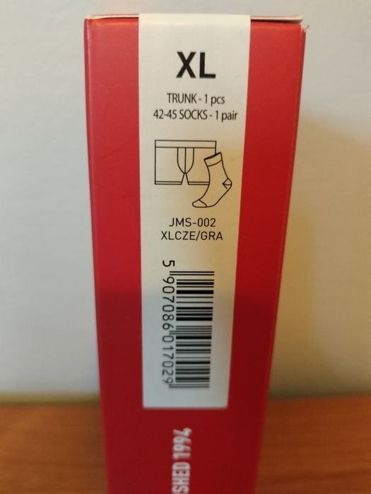 Męski zestaw prezentowy bokserki + skarpety Atlantic, rozmiar XL