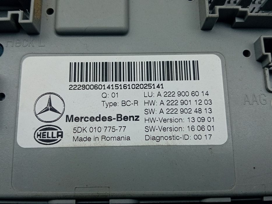 Caixa fusíveis / SAM / BSI MERCEDES-BENZ GLC (X253)