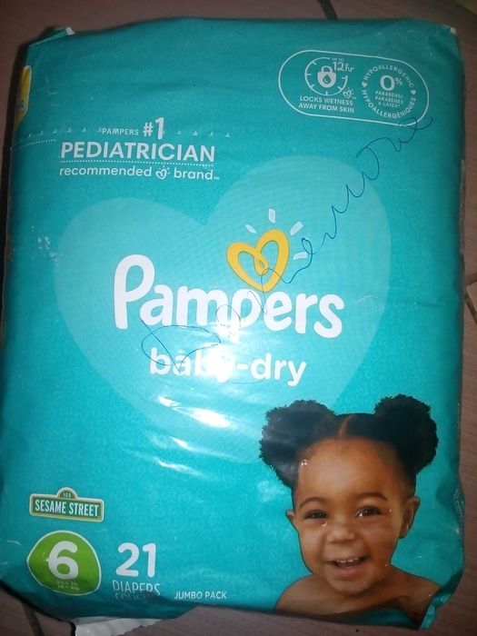 Памперсы для малышей №6+