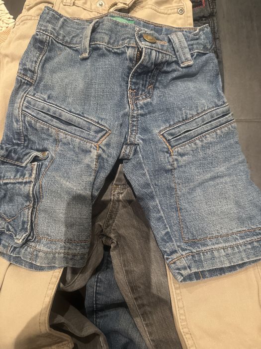 Calcas (5) e 1 par calcoes menino