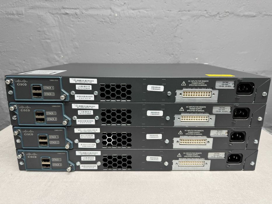 Гигабитный 48 PoE+ коммутатор Cisco 2960S-48FPS-L безнал/гарантия