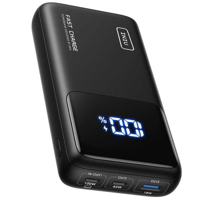 INIU Power Bank de 100 W, 25000 mAh de alta capacidade - SELADA