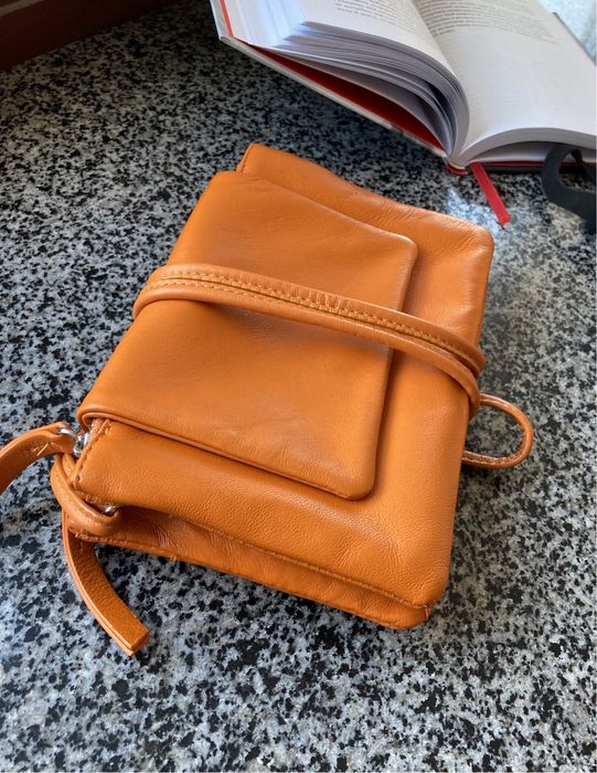 Сумка кросбоді Zara клатч шкіра