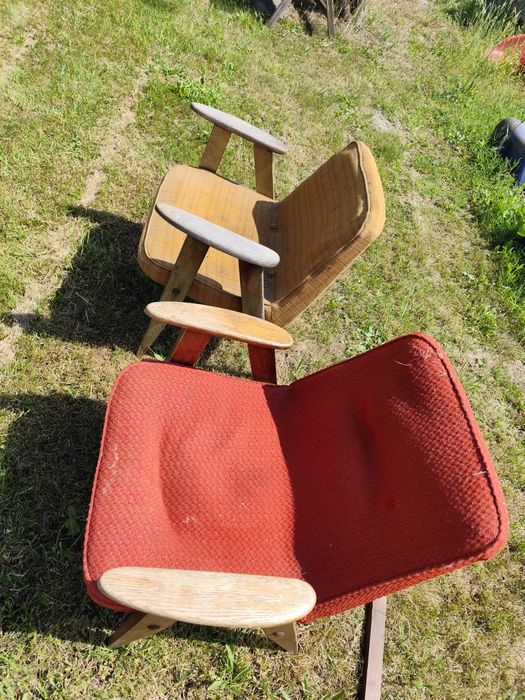Fotele Chierowski 366 do renowacji PRL loft retro
