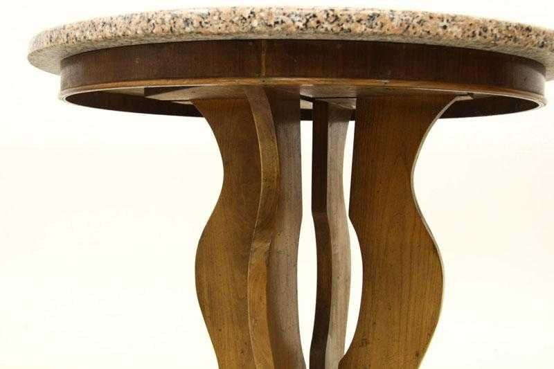 Mesa granito e bancos