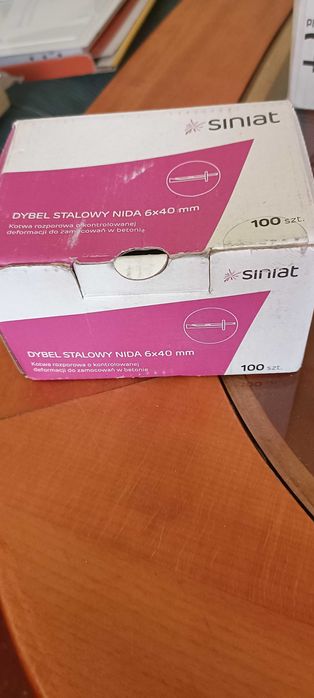 Dybel stalowy 6/40 siniat