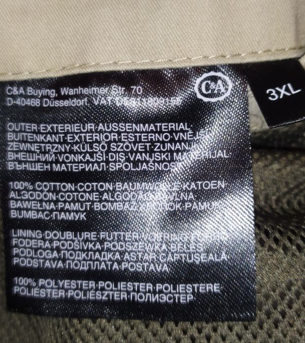 Куртка джинсовая, ветровка CANDA Германия, большой размер 58-60-62