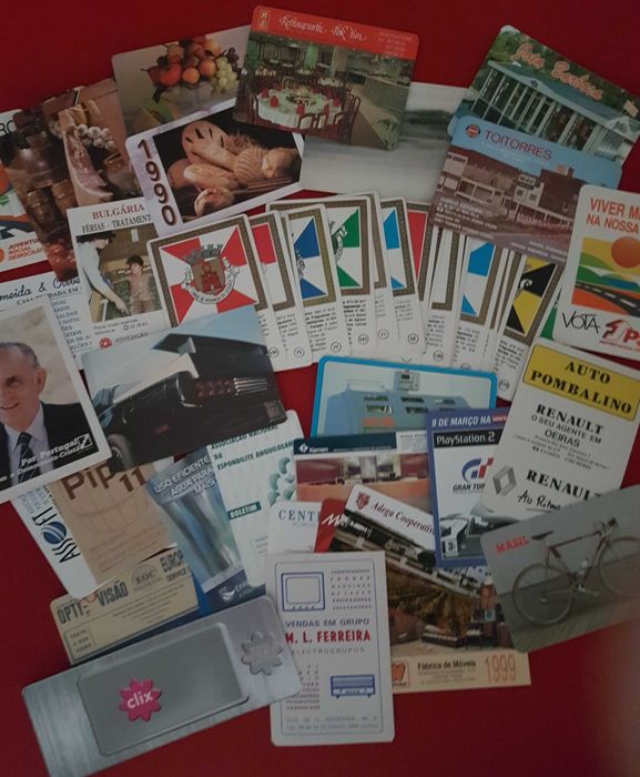 Calendários Décadas 80/90 e início Anos 2000