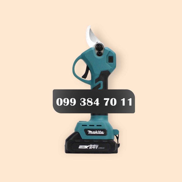 Акумуляторний секатор Makita DUP270 (24V 5AH) АКБ Сучкоріз Макіта 30мм