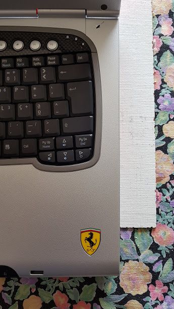 Portátil Acer Ferrari de 2007