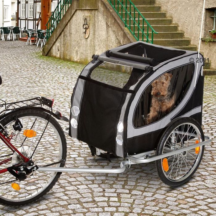 Karlie Przyczepka Rowerowa dla Psa do 50kg 148x90x88cm DUŻA SOLIDNA Po Zwrocie