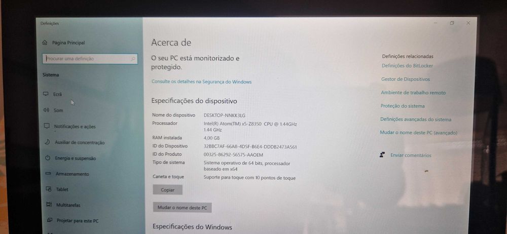 Computador/Tablet 10 polegadas KUBO