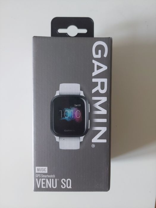Garmin Venu sq music smartwatch zielony pasek