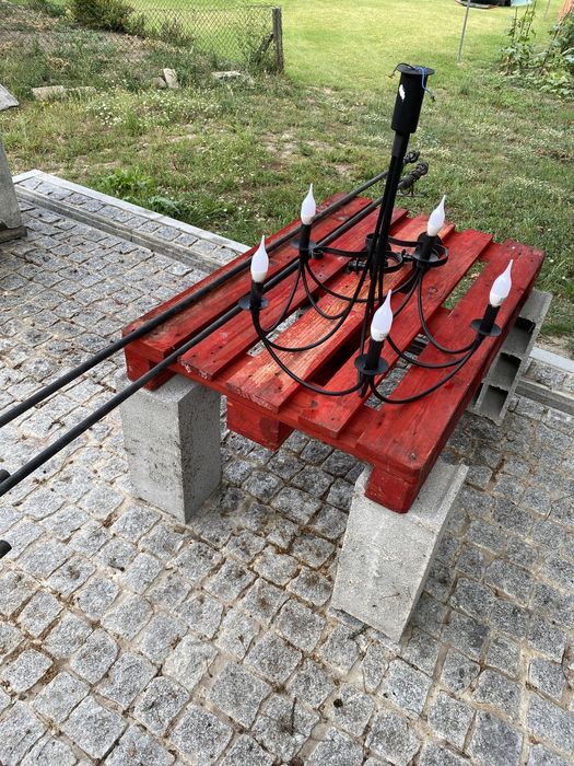 Candeeiro, apliques e barras cortinados