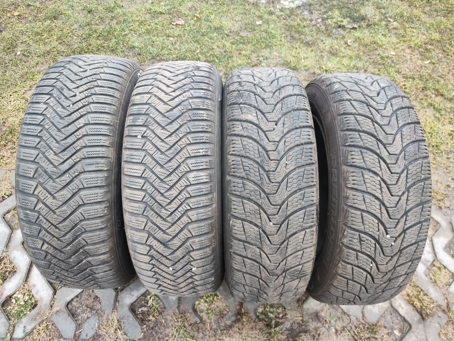 4 felgi stalowe + opony zimowe 195/65 R15 5x108