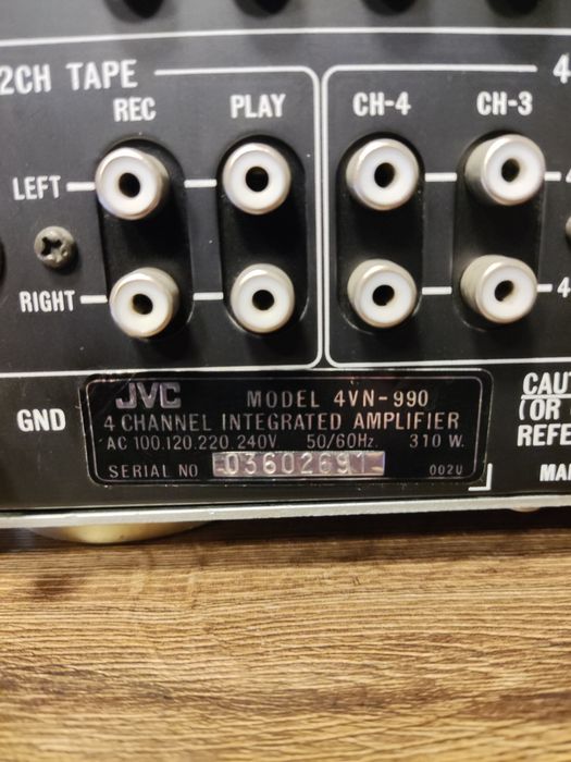 Wzmacniacz JVC 4VN-990 4vn 990 4 Channel Integrated Amplifer Vintage