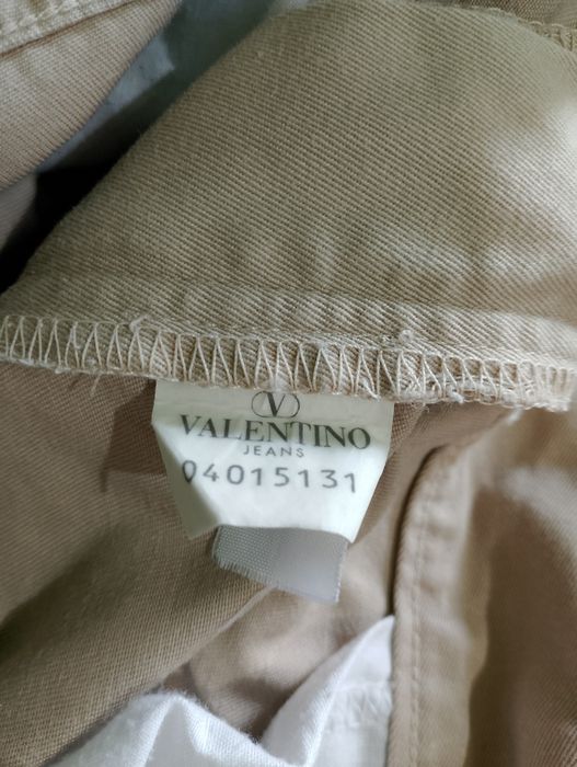 Beżowe Spodnie Valentino Jeans