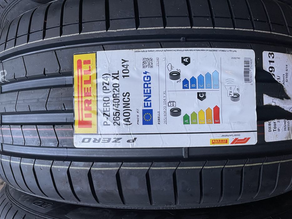 265/40/20 nowe opony letnie Pirelli PZ4 AO 2025 Audi A8 najtaniej