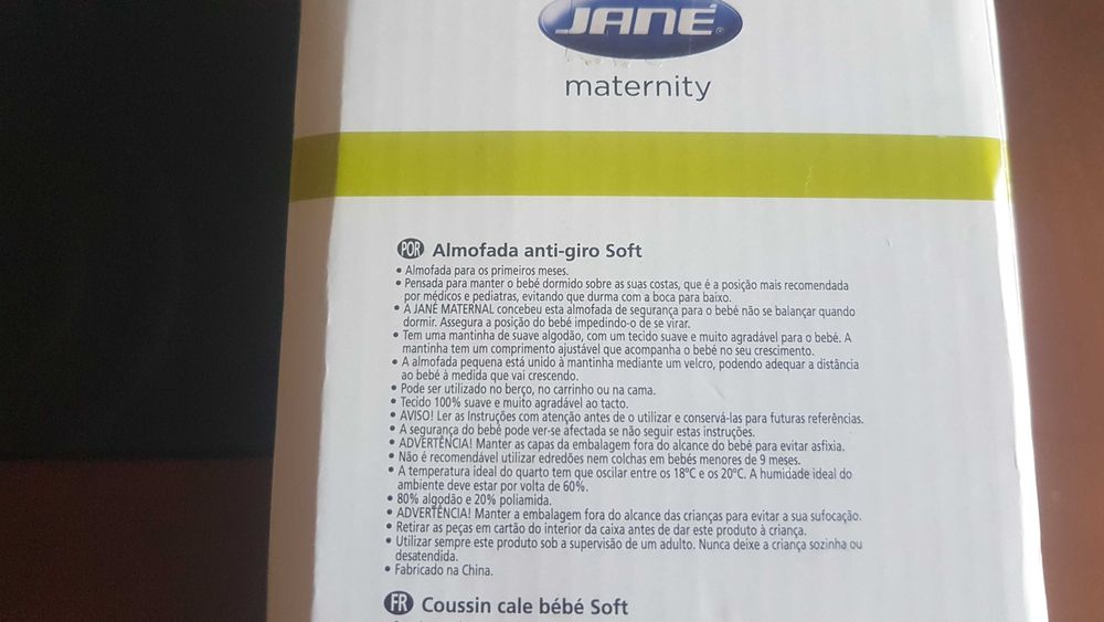 Almofada para Bebé Ergonómica Anti-giro Soft