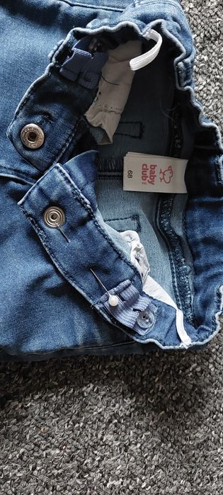 Spodnie 68 dla dziewczynki chłopca  jeans dżins sztruks ogrodniczki
