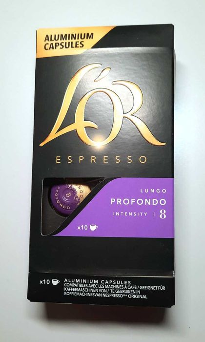 Кава мелена L'OR Espresso Lungo Profondo, 10 капсул, 52 г