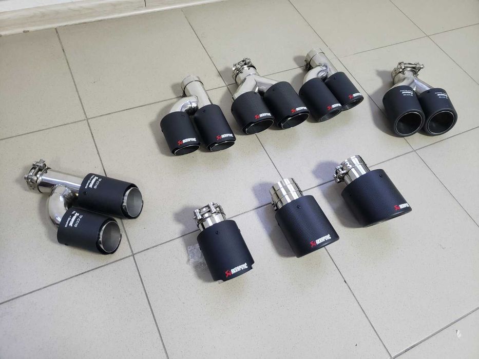 Насадки глушителя akrapovic , насадки на выхлоп акрапович