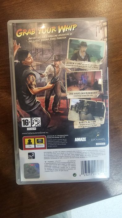 Gra Indiana jones Staff of Kings psp
