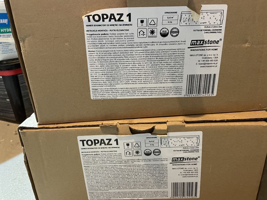 Płytki Topaz cegłopodobne