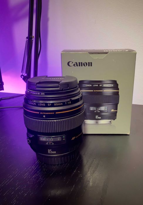 Objectiva Cano Ef 85mm 1.8 USM