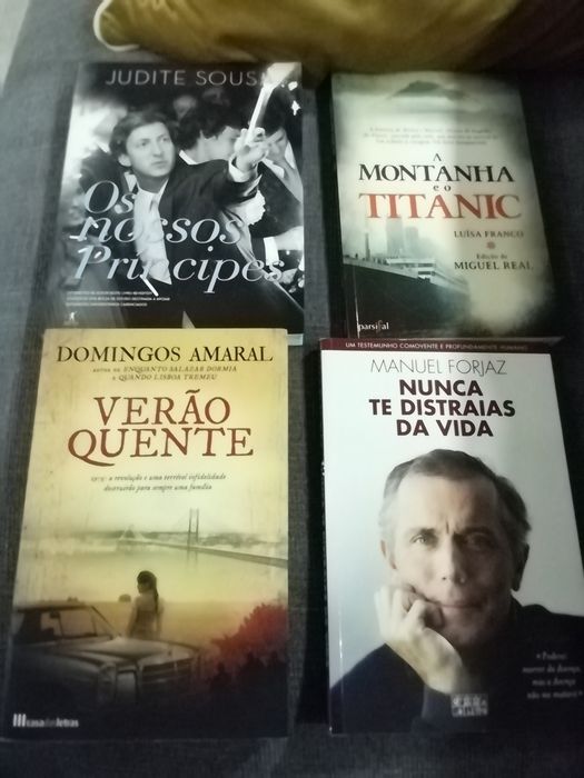 Vários livros, temas diversos